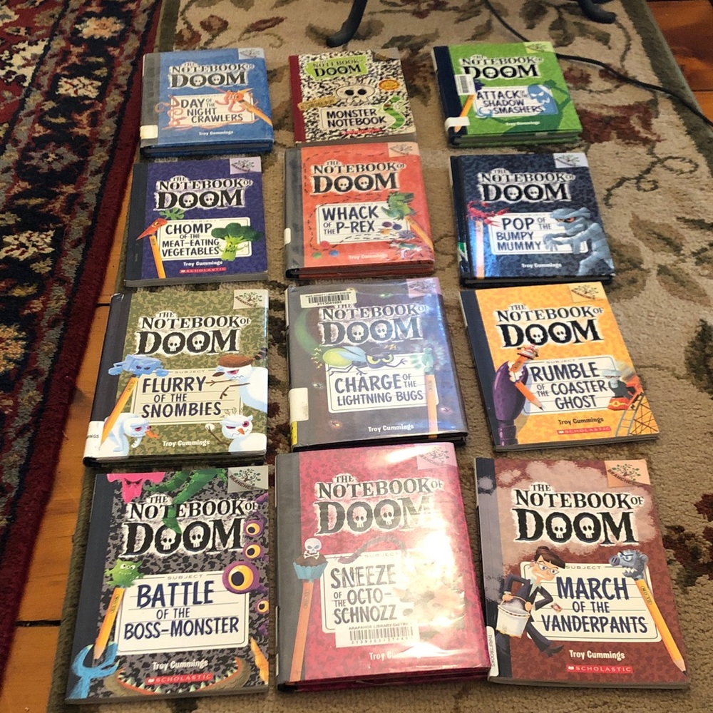 The Notebook of Doom Book Set - Assorted Color Hardcover Collection